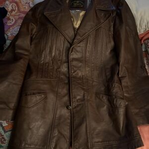 Men's Brown Leather Jacket